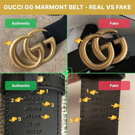 gucci leather belt bag real vs fake|how to identify gucci belt.